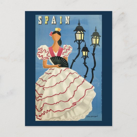 ヴィンテージスペインのポストカード ポストカード (正面)
