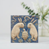 ヴィンテージスペインのラビットブルートブルー (スタンド正面)