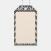 ヴィンテージスペインのラビットブルートブルー ギフトタグ (裏面)