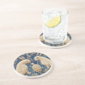 ヴィンテージスペインのラビットブルートブルー コースター (側面)