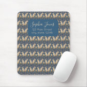 ヴィンテージスペインのラビットブルートブルー マウスパッド (マウス)