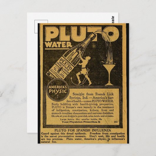 ヴィンテージスペインのー強壮薬の広告 ポストカード (正面/裏面)