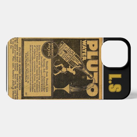 ヴィンテージスペインのー強壮薬の広告 iPhoneケース (裏面横)
