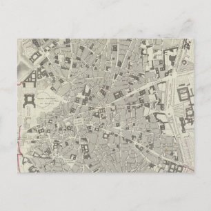 ヴィンテージスペインの地図(1831年) ポストカード