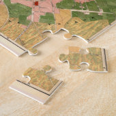 ヴィンテージスペインの地図(1918年) ジグソーパズル (側面)