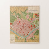 ヴィンテージスペインの地図(1918年) ジグソーパズル (縦)