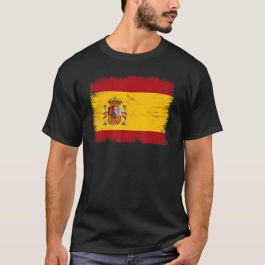 ヴィンテージスペインスペインの国旗の独立記念日 Tシャツ (正面)