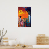 ヴィンテージスペイントレロブルファイター ポスター (キッチン)