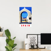 ヴィンテージスペインフィッシャーマントラベル ポスター (ホームオフィス)