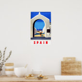 ヴィンテージスペインフィッシャーマントラベル ポスター (キッチン)