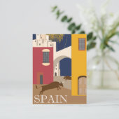 ヴィンテージスペインブルトラベルはがき シーズンカード (スタンド正面)