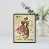 ヴィンテージスペイン旅行ポスター、 ポストカード (スタンド正面)