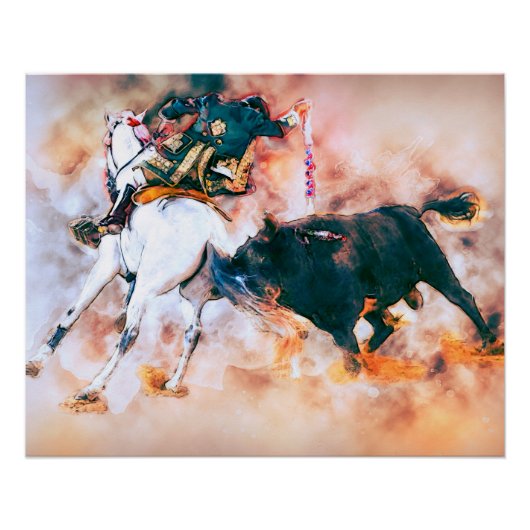 ヴィンテージスペイン闘牛場 ポスター (正面)