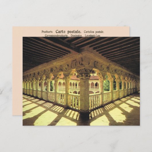 ヴィンテージスペイン、サラマンカ、上院、 ポストカード (正面/裏面)