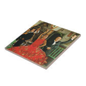 ヴィンテージスペイン、フラメンコのダンサー タイル (側面)