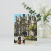 ヴィンテージスペイン、ブルゴス、セントメアリーのアーチ ポストカード (スタンド正面)