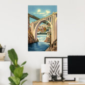 ヴィンテージスポケネポスター ポスター (ホームオフィス)