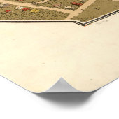 ヴィンテージスポケーンワシントンの絵図(1905) ポスター (角)