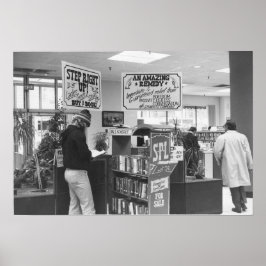 ヴィンテージスポケーン公共図書館ポスター ポスター