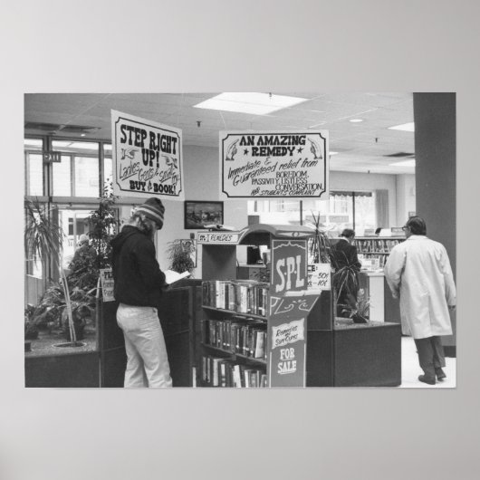 ヴィンテージスポケーン公共図書館ポスター ポスター (正面)