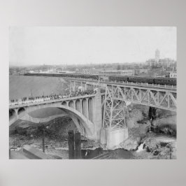 ヴィンテージスポケーン鉄道ポスター ポスター