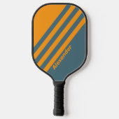 ヴィンテージスポストライプートサンシャイン名 ピックルボールラケット (裏面)