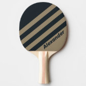 ヴィンテージスポストライプート砂漠の名前 卓球ラケット (正面)