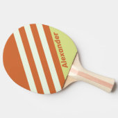 ヴィンテージスポストライプート砂漠サボテン 卓球ラケット (横)