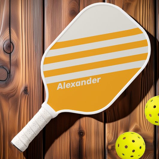 ヴィンテージスポストライプートSunキス付き ピックルボールラケット