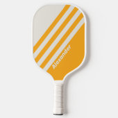 ヴィンテージスポストライプートSunキス付き ピックルボールラケット (裏面)