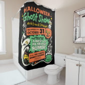 ヴィンテージスポックショーポスターシャワーカーテン シャワーカーテン (インサイチュ)