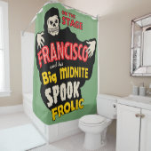 ヴィンテージスポックショーポスターシャワーカーテン シャワーカーテン (インサイチュ)