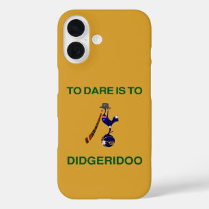 ヴィンテージスポーツの「エンブレム」とディジェリドオのモチーフ iPhone 16ケース