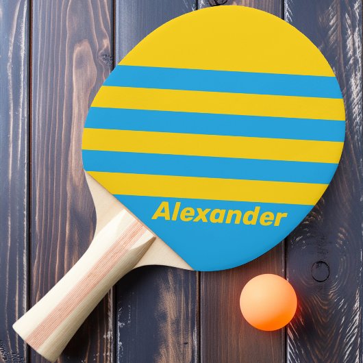 ヴィンテージスポーツアクアストライプリーフ名 卓球ラケット