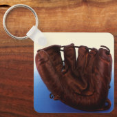 ヴィンテージスポーツアンティークレザー野球手袋 キーホルダー (正面)