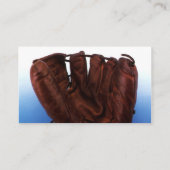 ヴィンテージスポーツアンティークレザー野球手袋 名刺 (裏面)