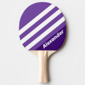ヴィンテージスポーツグラフェネストライプングローブ名 卓球ラケット (正面)