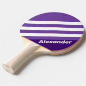 ヴィンテージスポーツグラフェネストライプングローブ名 卓球ラケット (正面アングル)