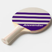ヴィンテージスポーツグラフストライプェビンの名前 卓球ラケット (正面アングル)