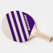 ヴィンテージスポーツグラフストライプェビンの名前 卓球ラケット (横)