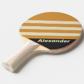 ヴィンテージスポーツゴールデンホライストライプゾンの名前 卓球ラケット (正面アングル)