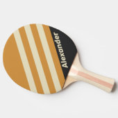 ヴィンテージスポーツゴールデンホライストライプゾンの名前 卓球ラケット (横)