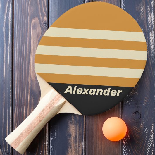ヴィンテージスポーツゴールデンホライストライプゾンの名前 卓球ラケット
