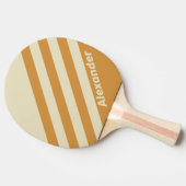 ヴィンテージスポーツゴールデンホライゾンストライプデュアル名 卓球ラケット (横)