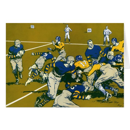 ヴィンテージスポーツサッカーゲーム，金ゴールド対ブルーチーム (正面横)