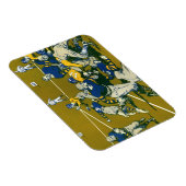 ヴィンテージスポーツサッカーゲーム，金ゴールド対ブルーチーム マグネット (右側)