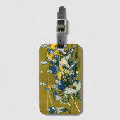 ヴィンテージスポーツサッカーゲーム，金ゴールド対ブルーチーム ラゲッジタグ (正面縦)