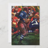 ヴィンテージスポーツサッカー選手クォーターバックinゲーム (正面)