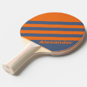 ヴィンテージスポーツサンセットショアラストライプインの名前 卓球ラケット (正面アングル)