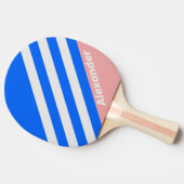 ヴィンテージスポーツシーストライプキス名 卓球ラケット (横)